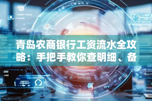 青岛农商银行工资流水全攻略:手把手教你查明细、备材料