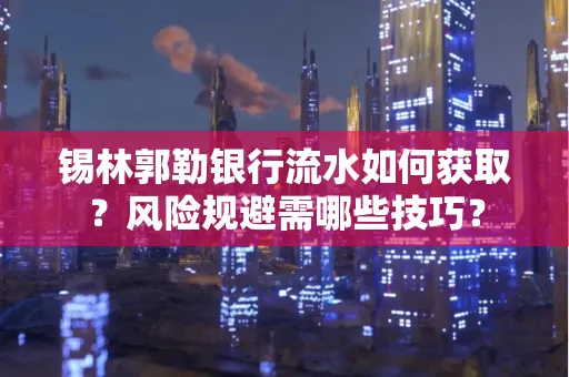 锡林郭勒银行流水如何获取?风险规避需哪些技巧?