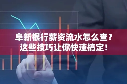 阜新银行薪资流水怎么查?这些技巧让你快速搞定!
