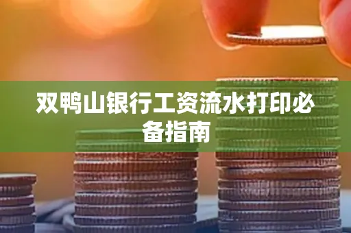 双鸭山银行工资流水打印必备指南