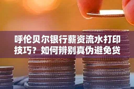 呼伦贝尔银行薪资流水打印技巧?如何辨别真伪避免贷款风险?