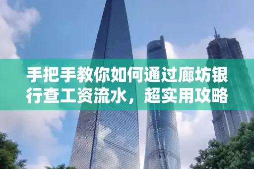 手把手教你如何通过廊坊银行查工资流水,超实用攻略不走弯路