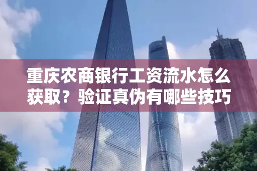重庆农商银行工资流水怎么获取?验证真伪有哪些技巧?
