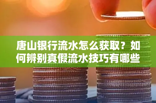 唐山银行流水怎么获取?如何辨别真假流水技巧有哪些?