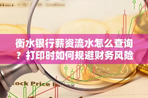 衡水银行薪资流水怎么查询?打印时如何规避财务风险?