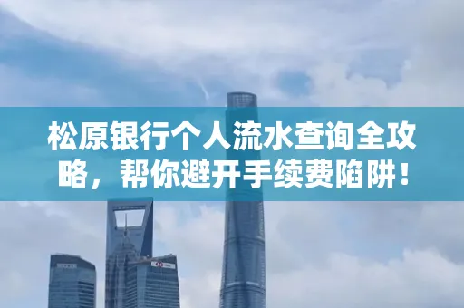 松原银行个人流水查询全攻略,帮你避开手续费陷阱!