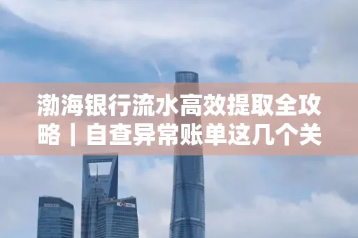 渤海银行流水高效提取全攻略|自查异常账单这几个关键点别错过