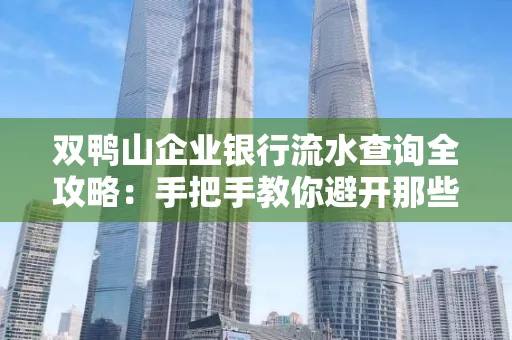 双鸭山企业银行流水查询全攻略:手把手教你避开那些坑