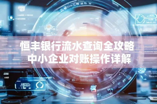 恒丰银行流水查询全攻略 中小企业对账操作详解